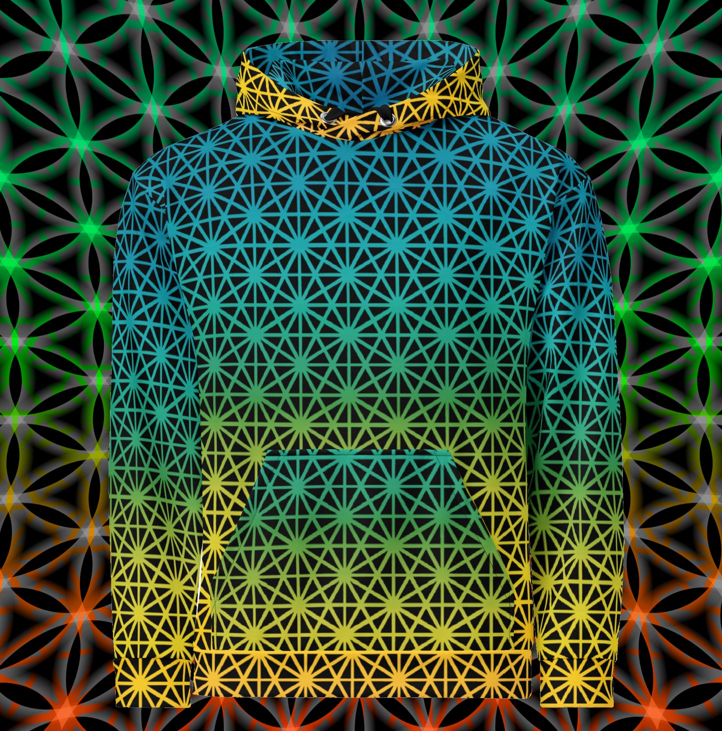 Fractalized AOP Unisex Hoodie